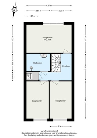 Floorplan - Onzenoord 29, 3079 MD Rotterdam